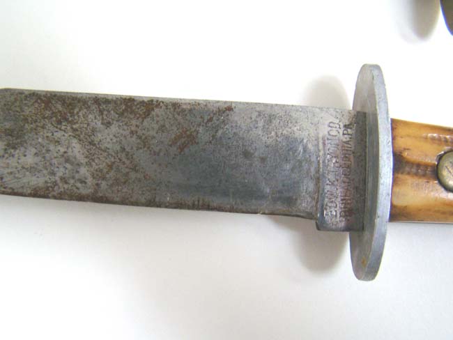 A fine and rare Post Civil War Bowie Knife stamped "E.K. Tryon, Philadelphia" — image 5
